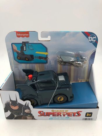 Véhicule + figurine Fisher Price DC League Of superpets neuf