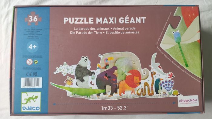 Puzzle maxi géant 1m33 Djeco 36 pièces - photo numéro 2