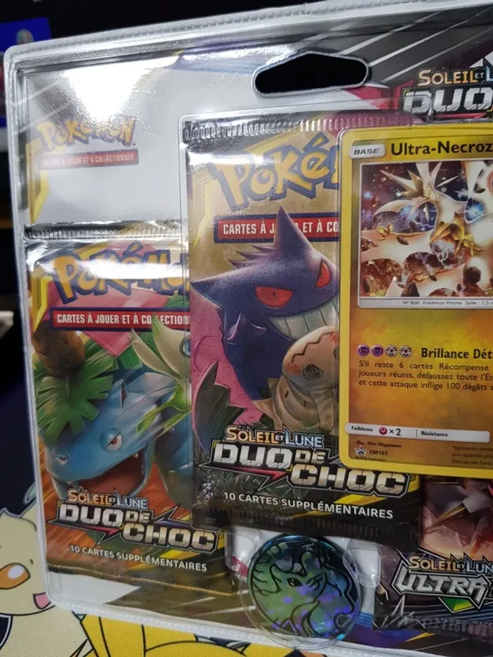 Tripack Pokémon Duo de Choc SL09 Ultra Necrozma - photo numéro 3