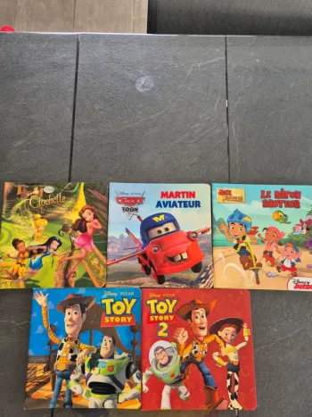 Lot de 5 Livres Disney