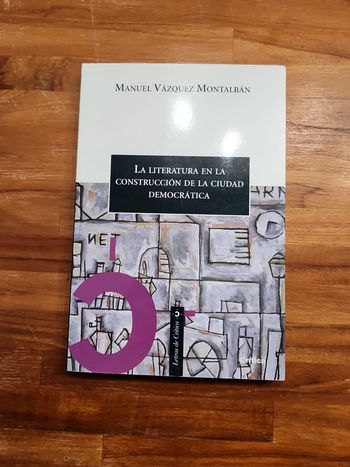 Livre : La literatura en la construcción de la ciudad democrática