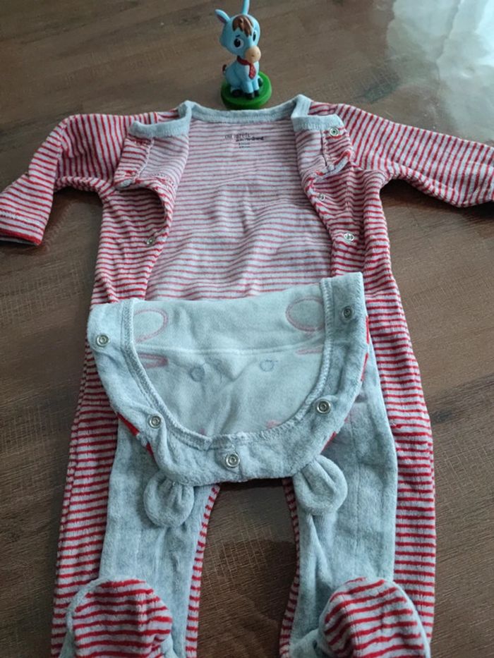 Pyjama gris et rouge DPAM - photo numéro 5
