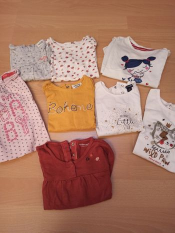 Lot tee shirt manche longue