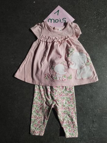 Ensemble été éléphants 1 mois