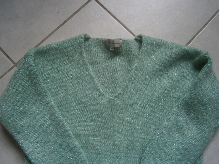 Pull ML vert MAISON ANJE Taille S - photo numéro 3