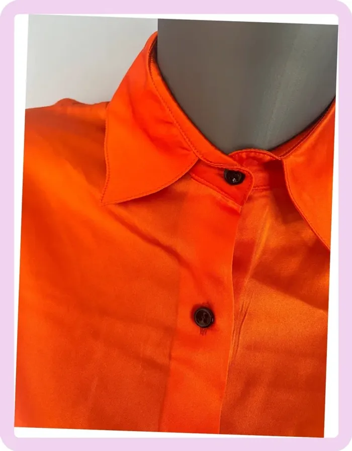 Chemise orange vive Faith Connexion - Taille M - photo numéro 2
