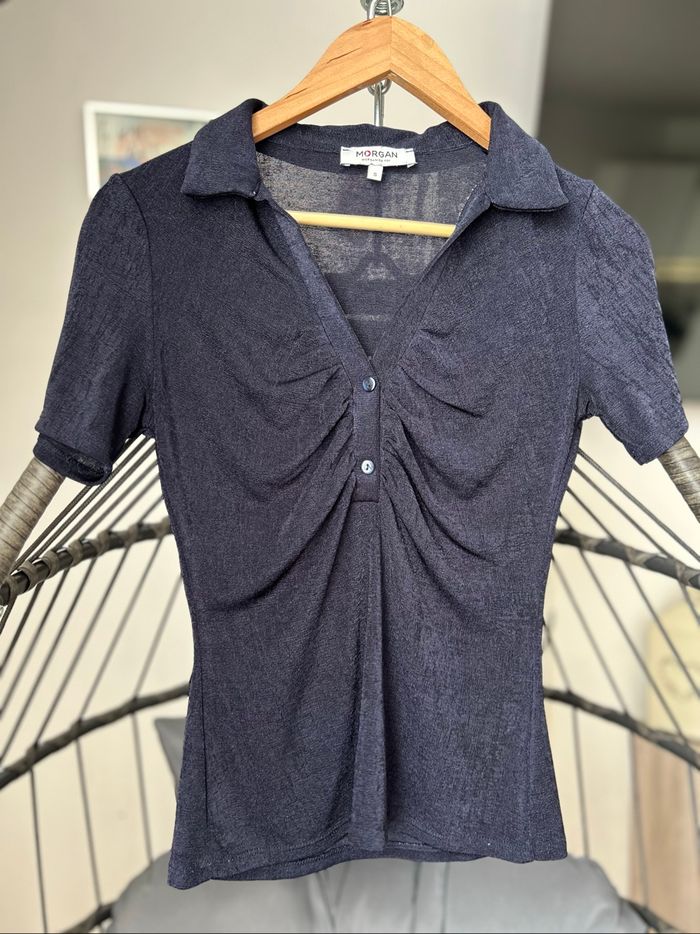 T-Shirt Morgan bleu marine
