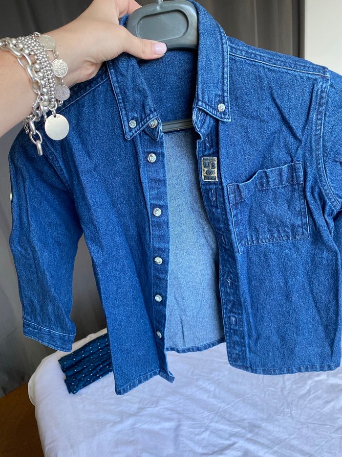 Chemise jean 6 ans - photo numéro 7