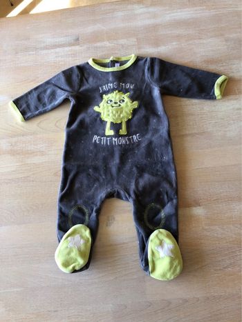 Pyjama 6 mois velours