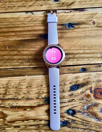 🤍 Montre samsung gold rose galaxy Watch 🤍