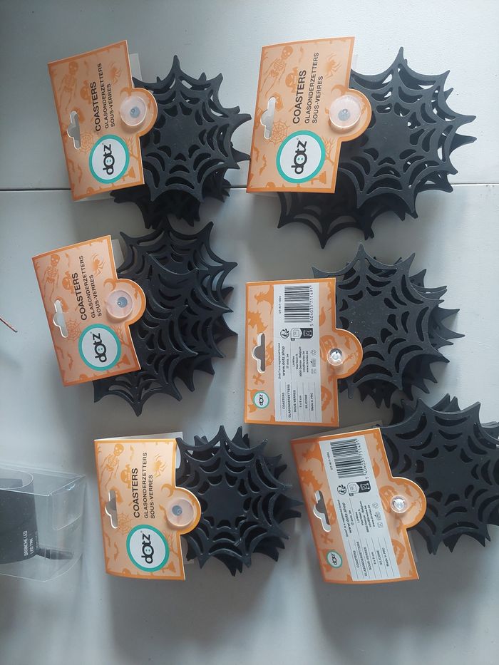 Sous-verres étoile d'araignée pour Halloween - photo numéro 5