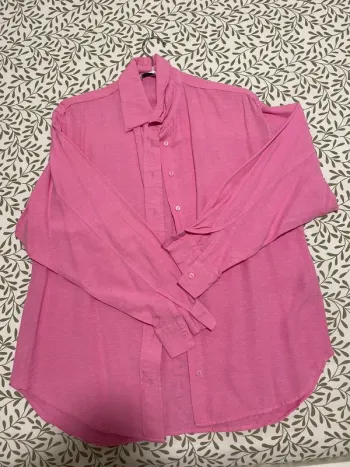 Camisa Rosa Oversized - XS