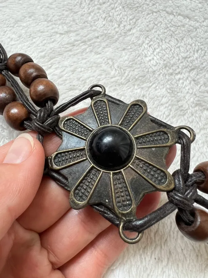 Ceinture de taille à nouer perles bijoux y2k Fairygrunge - Taille ajustable - photo numéro 2