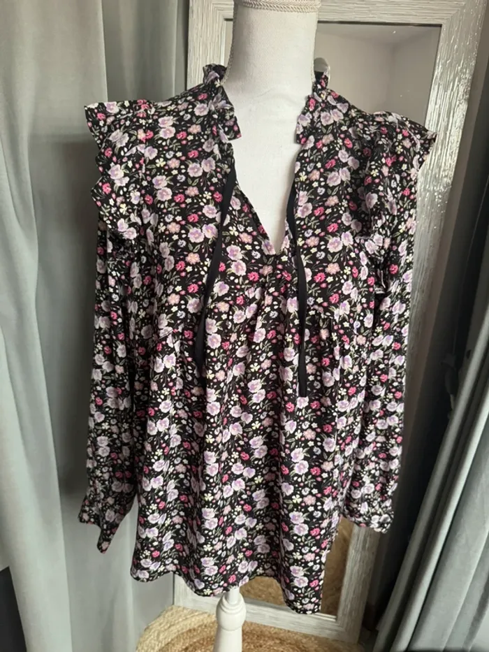 Blouse fleurie