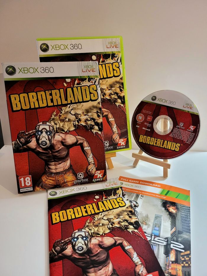 Borderlands avec fourreau holo - Xbox 360