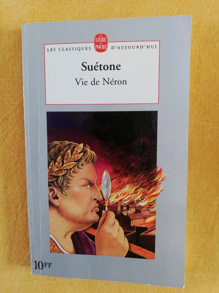 Livre. Vie de Neron. Suetone. Scolaire