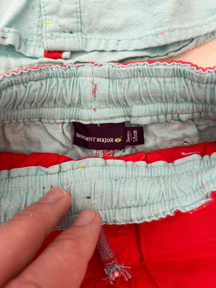 Ensemble coloré sergent major 3 mois/59 cm - photo numéro 2