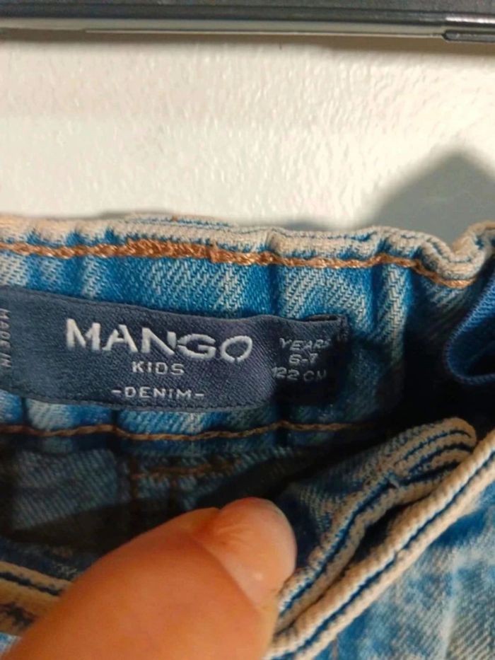C10 short bleu mango 6-7 ans - photo numéro 3