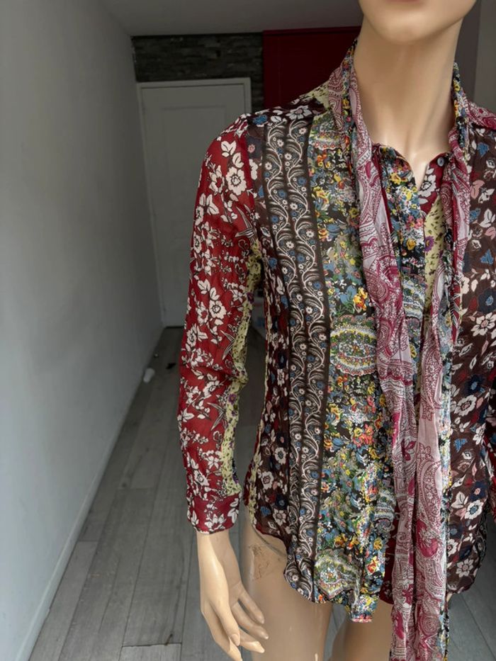 Chemisier Zara à fleurs neuf - photo numéro 7