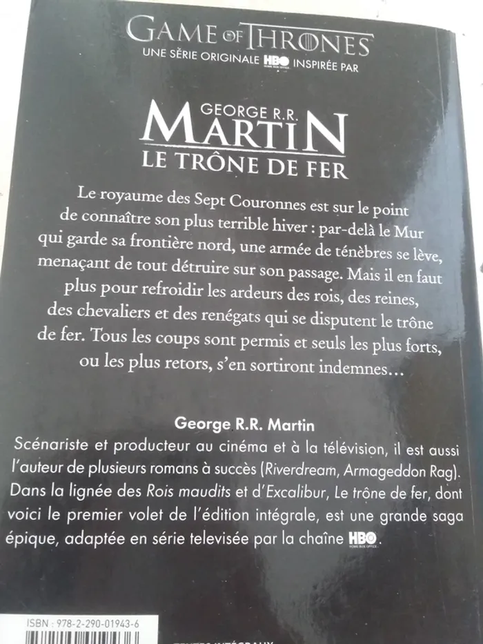 livre game of thrones - photo numéro 2