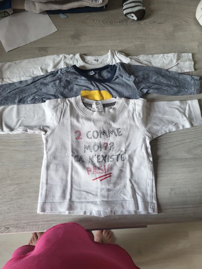Lot t shirt longue manche