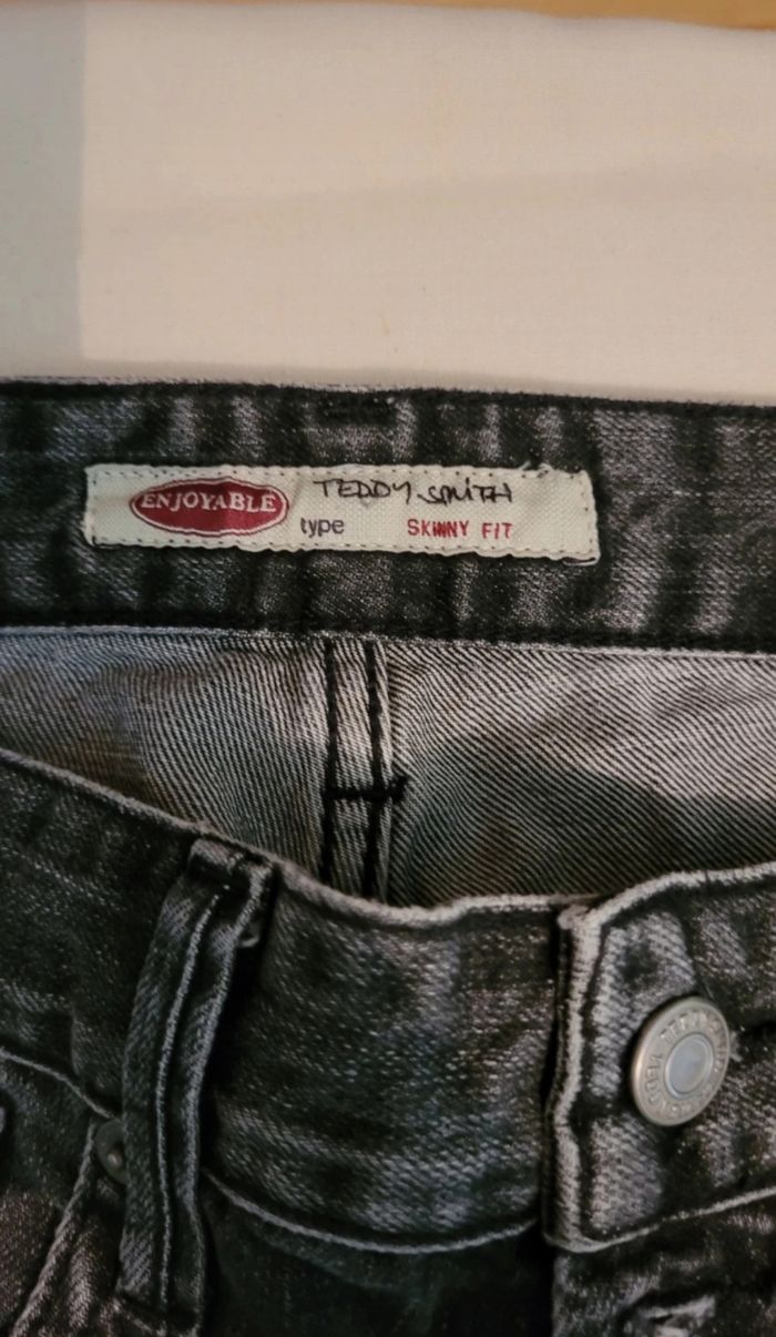 Jean skinny noir teddy Smith - photo numéro 4