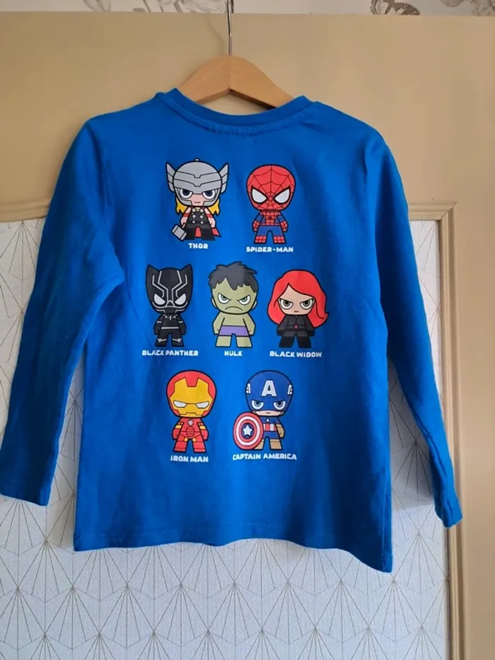 T-shirt garçon marvel comme neuf 4-5 ans - photo numéro 5