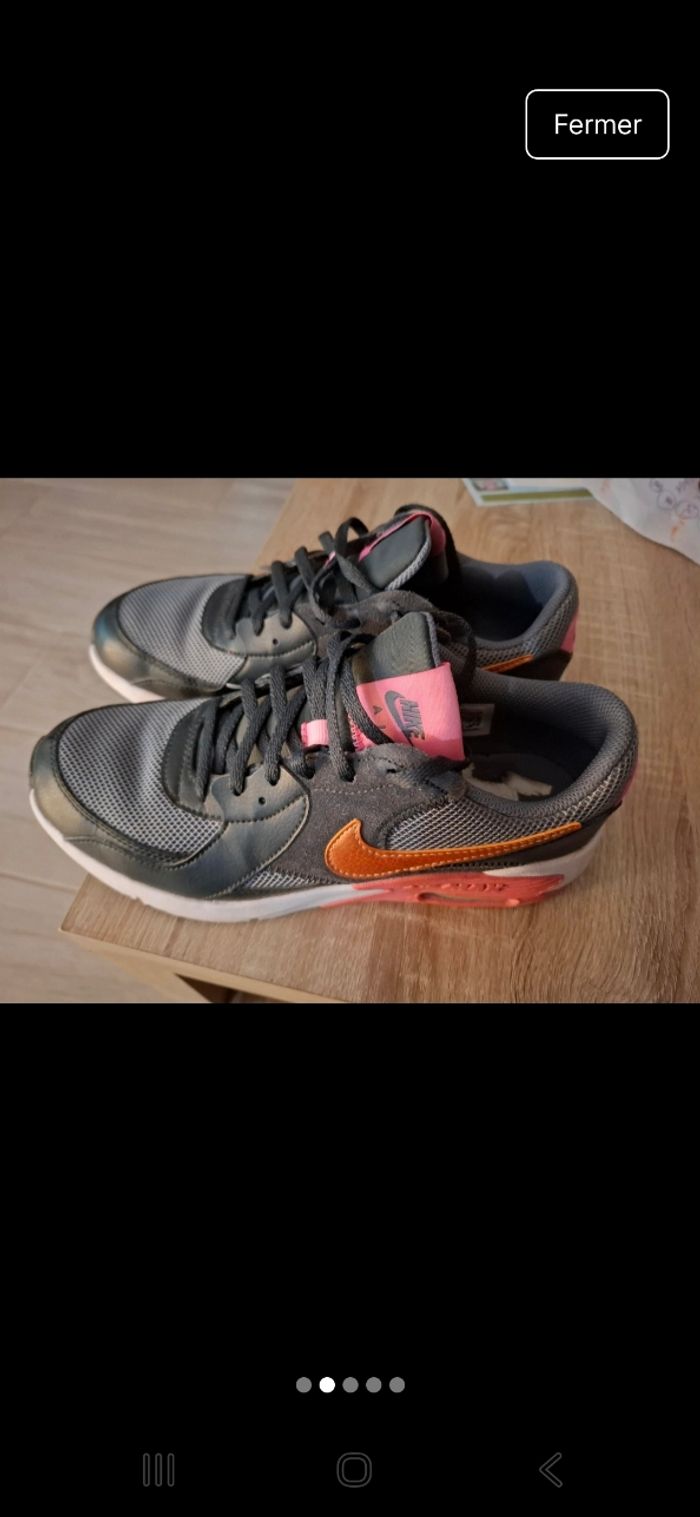 Air max rose et noir - photo numéro 2