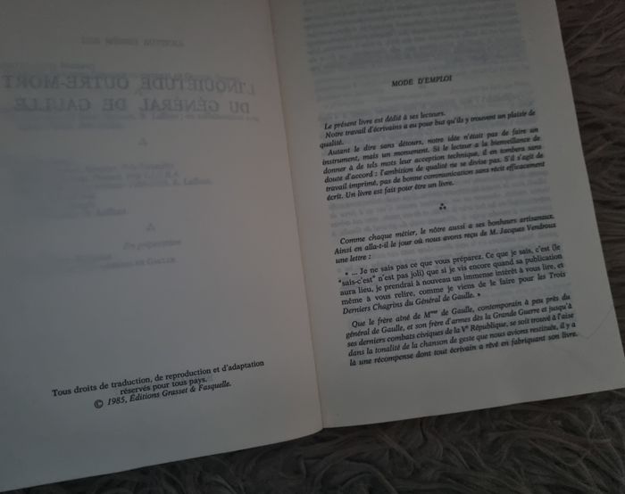Livre L'inquiétude outre-mort du Général de Gaulle - photo numéro 3