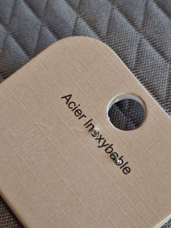 Collier Bohm neuf avec pierres swarovski blanches - photo numéro 2