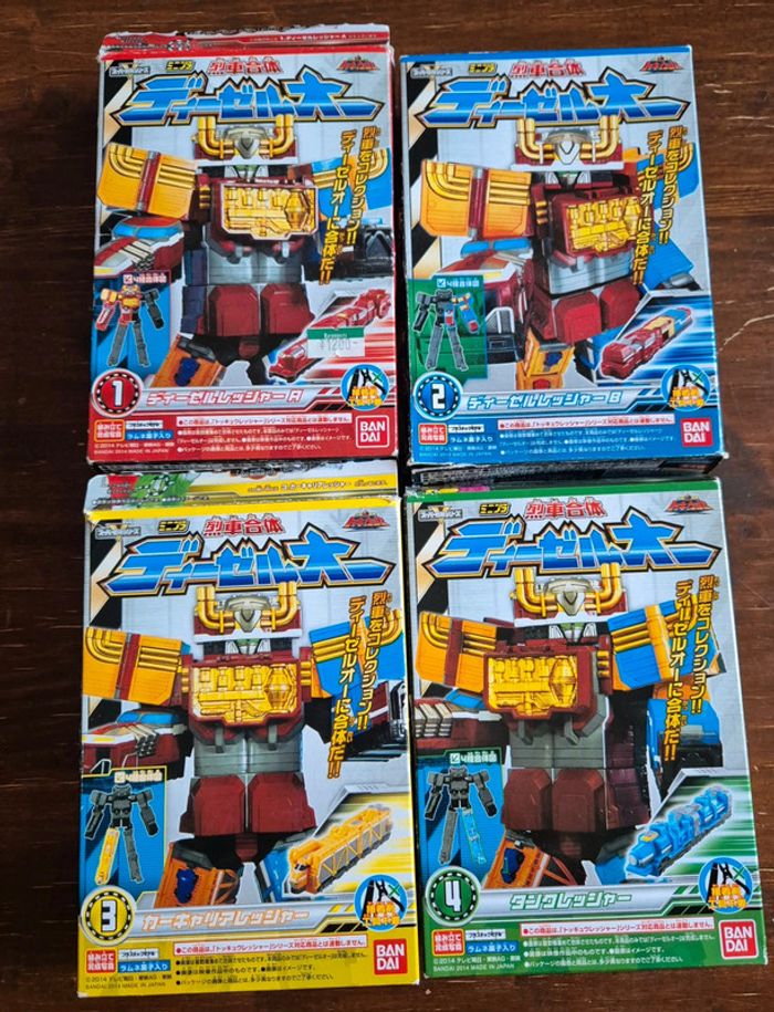 Power Rangers MiniPla Ressha Gattai Diesel Oh Sentai ToQger Bandai