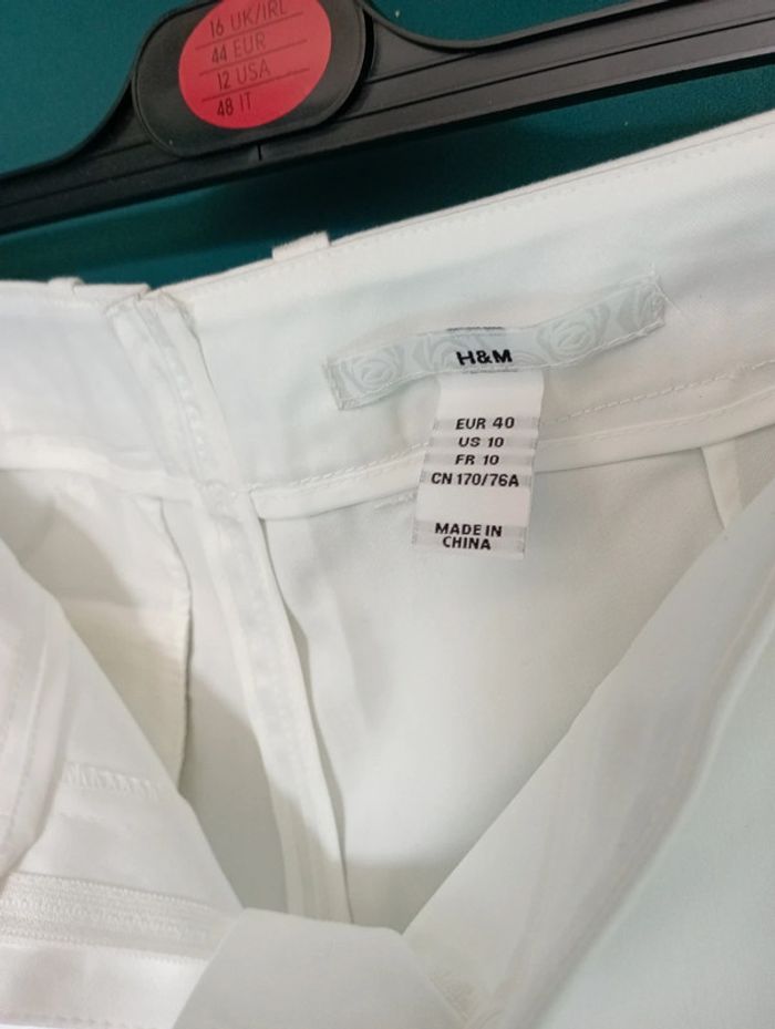 Pantalon coton blanc - photo numéro 4