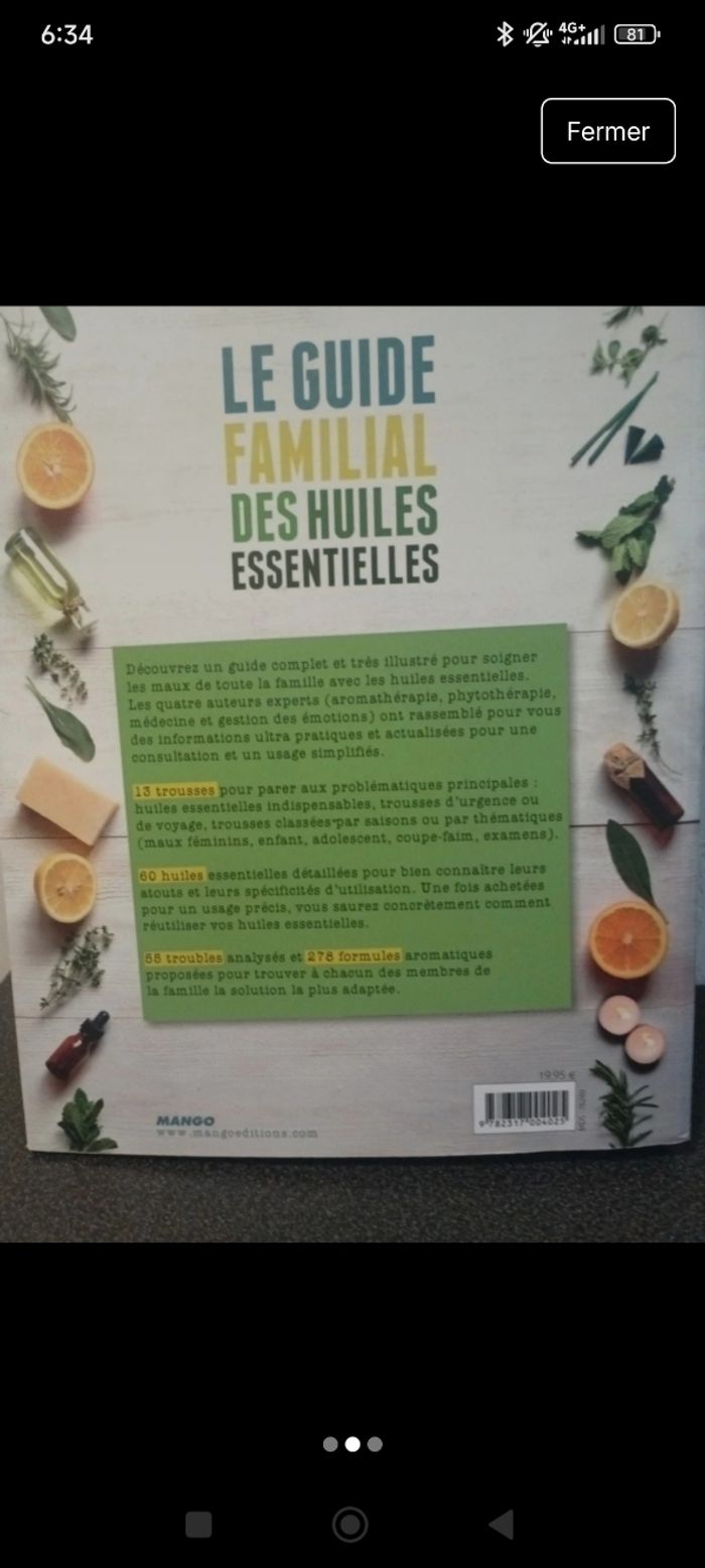 Le guide familial des huiles essentielles - photo numéro 2