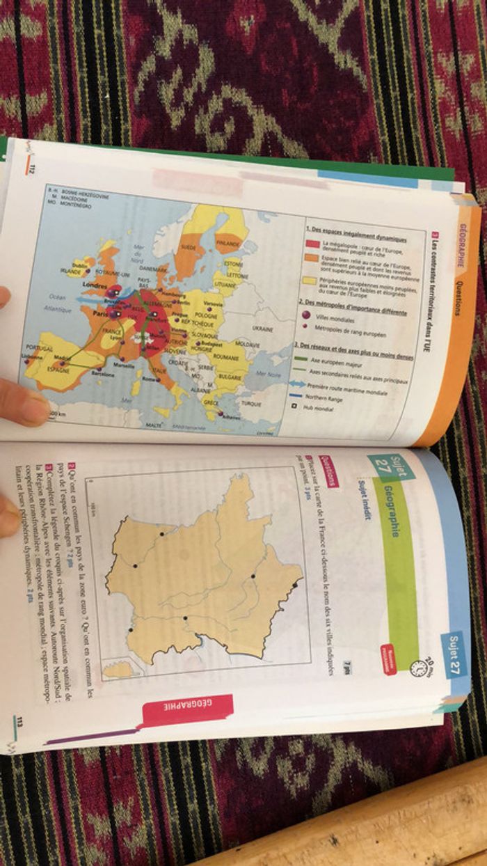Neuf livre annales brevet 3 ème histoire géographie éducation civique - photo numéro 3