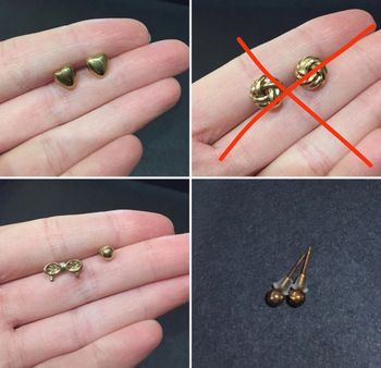 Boucles d’oreilles neuves la paire 2€