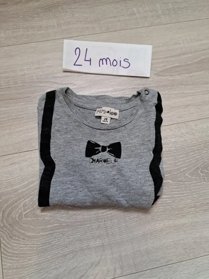 T-shirt manche longue 24 mois - photo numéro 3