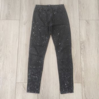 Jegging moucheté Kiabi noir XS 34 