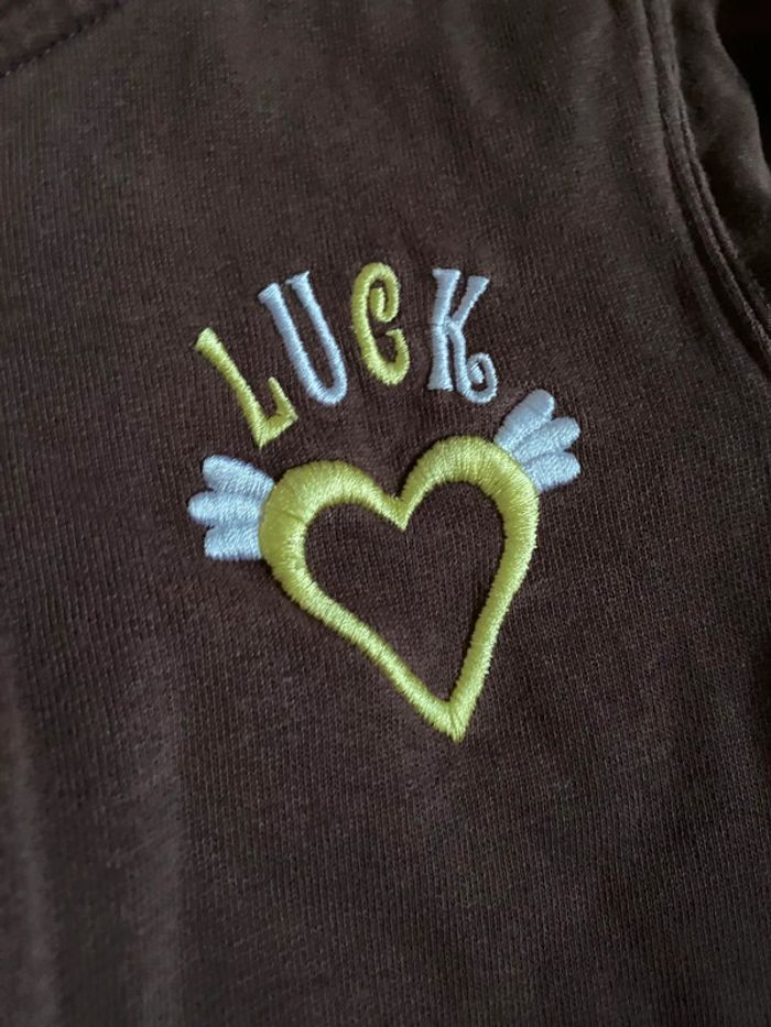 Gilet marron « Luck » Zebralino Taille 122 - photo numéro 3