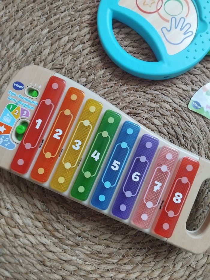 Xylo tambourin lumi magique, vtech, neuf - photo numéro 2