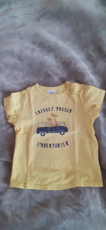 Tee-shirt bébé garçon 2 ans