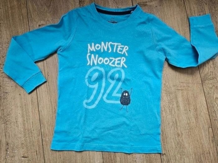 Pyjama 2 pièces en coton turquoise 5 ans Lupilu - photo numéro 2