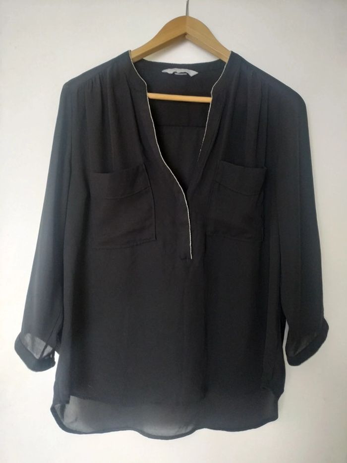 H&M blouse noire taille 40 - photo numéro 2