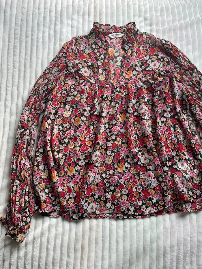 Blouse fleurie naf naf - photo numéro 2