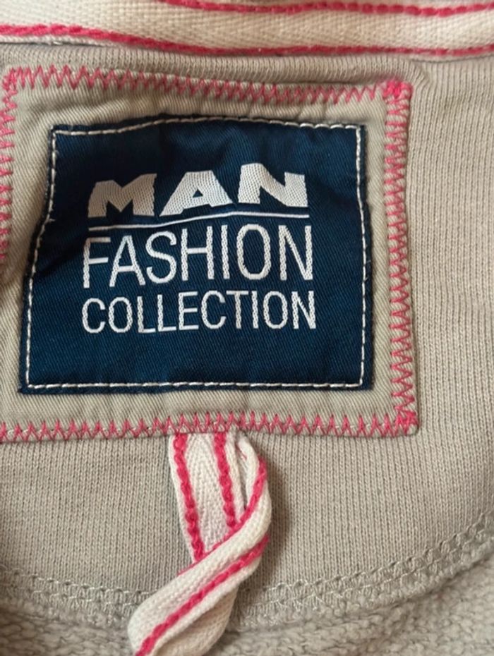 Veste zippée à capuche MAN - photo numéro 3