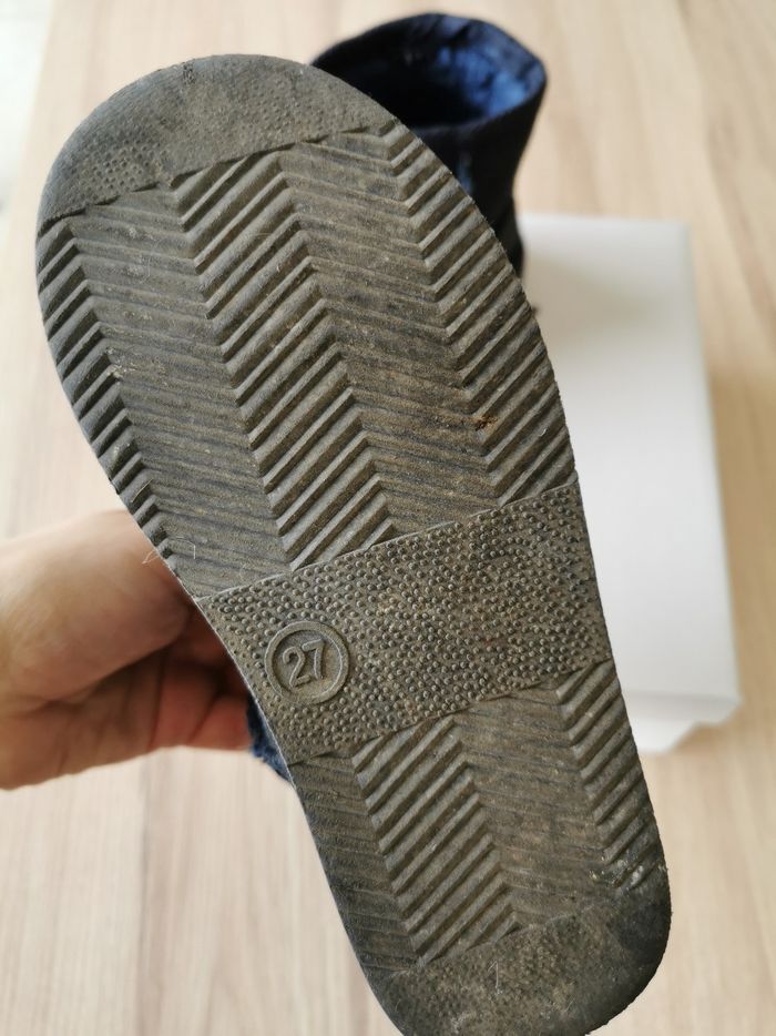Bottines bleu pailletée fourrés - photo numéro 2
