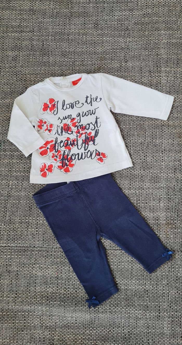 Ensemble bébé fille Tissaia 3-6 mois – Très bon état - photo numéro 2