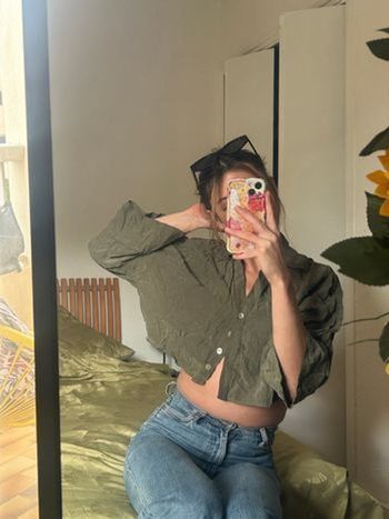 Haut vert Zara – Jamais porté