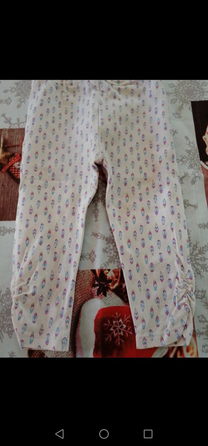 Legging froncé au pied