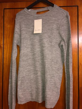 Longue blouse grise manches longues 38 Zara neuf avec étiquette