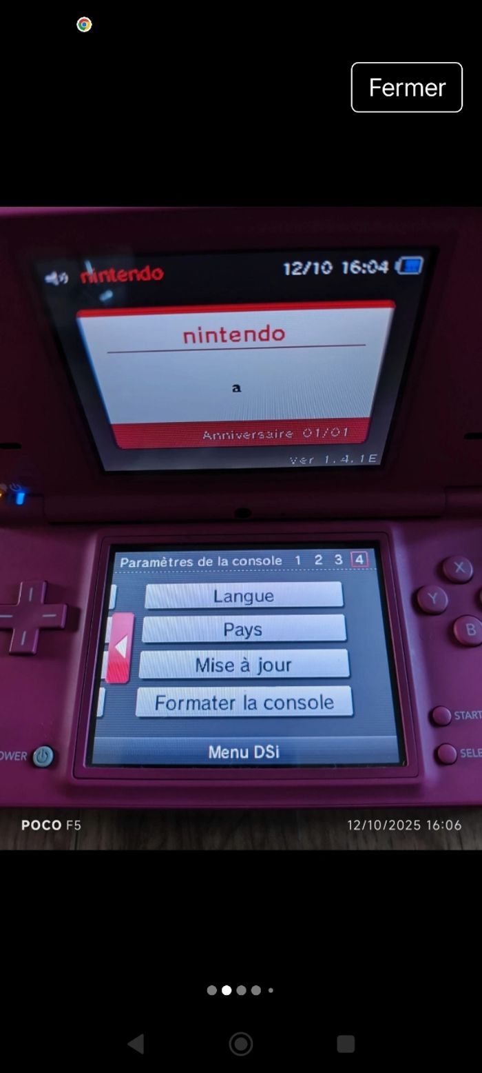 Dsi console nintendo DSI console Nintendo avec chargeur pochette - photo numéro 5